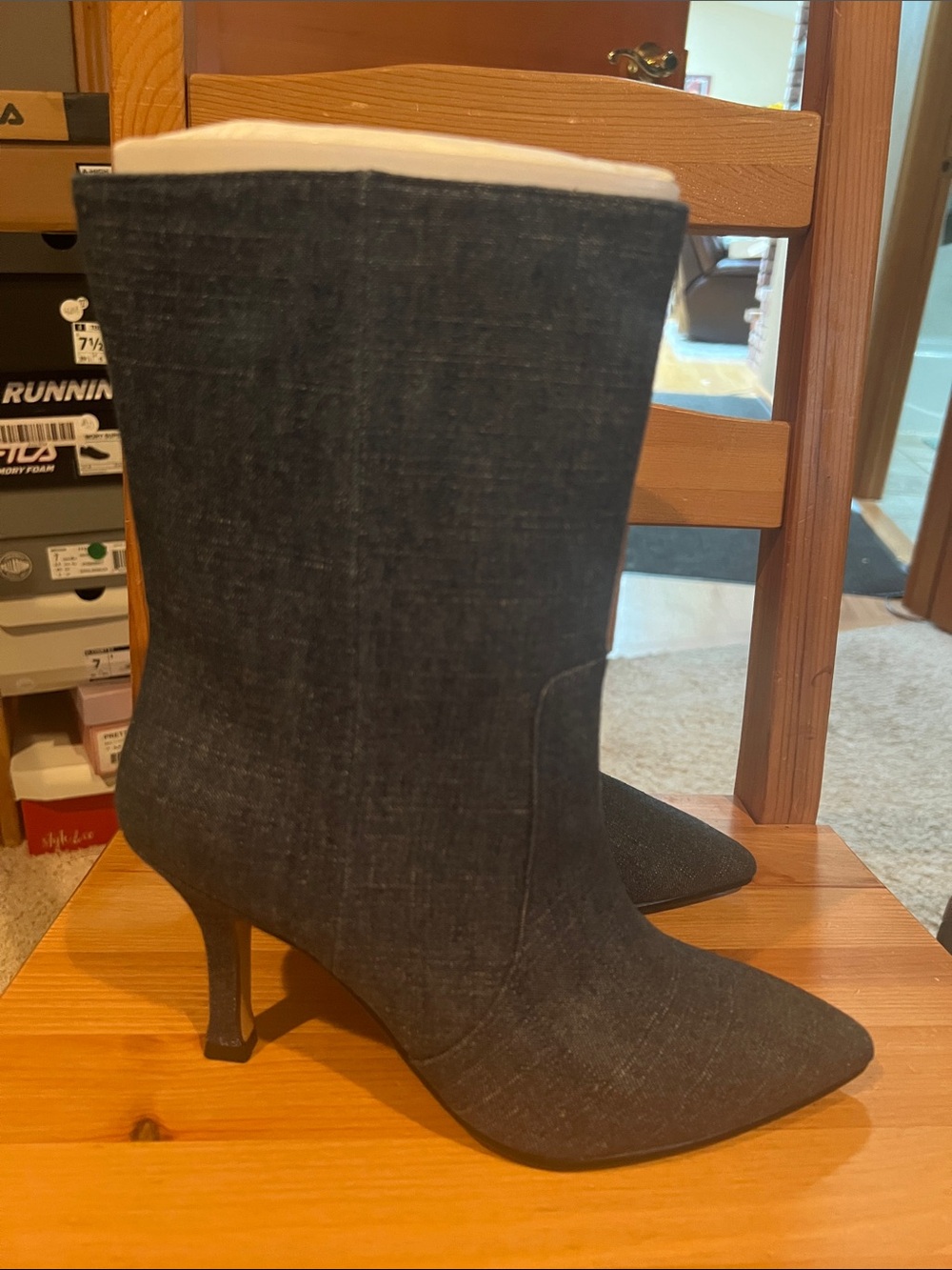 Lisa Vicky Arthal Denim Bootie women’s size 7 NEW